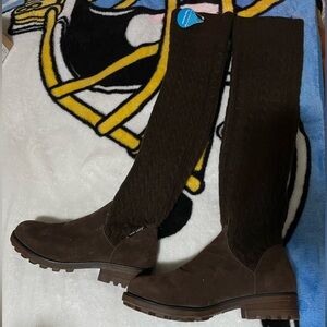 Muk Luks Brown Winter & Rain Boots